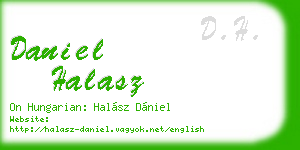 daniel halasz business card